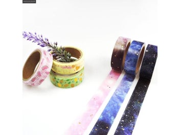 Listing 4 of 10 for 3Rolls/Set Washi Masking Tape Set Animal Fruits Paper Masking Tapes Japanese