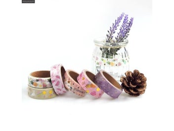 Listing 5 of 10 for 3Rolls/Set Washi Masking Tape Set Animal Fruits Paper Masking Tapes Japanese