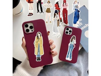 Listing 6 of 8 for 58pcs Four Seasons Dress Girls Decorative Stickers Cute Fashion Characters