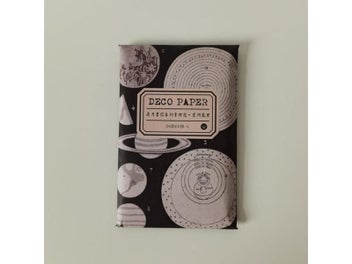 Listing 6 of 10 for 60 Sheets Vintage Galaxy Moon Material Paper For Scrapbooking Journal Diary