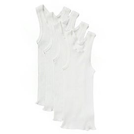 Listing 5 of 5 for 12 Pack Bonds Vest Baby Kids Girls Boys Chesty Singlet Tank Top White BYLV Bulk