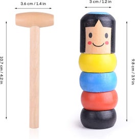 Listing 2 of 5 for Immortal Daruma Unbreakable Wooden Man Magic Toy Tricks Close Up Street Props