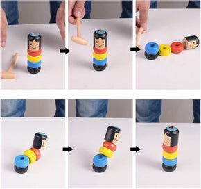 Listing 4 of 5 for Immortal Daruma Unbreakable Wooden Man Magic Toy Tricks Close Up Street Props