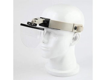 Listing 4 of 9 for LED Head-mounted Reading Embroidery Maintenance Helmet 4pcs Lens 2X 3.8X 4.5X