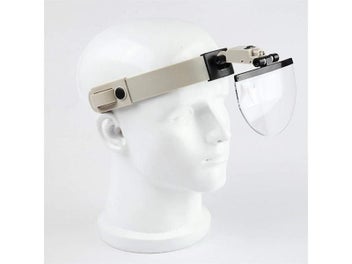 Listing 5 of 9 for LED Head-mounted Reading Embroidery Maintenance Helmet 4pcs Lens 2X 3.8X 4.5X