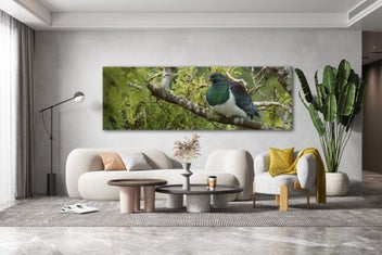 Listing 1 of 3 for Rokit Wall Art Wood Pigeon Giclee Canvas Print