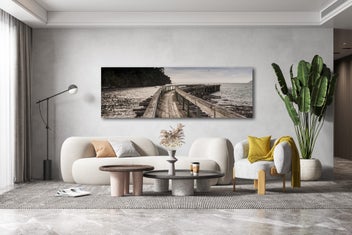 Listing 1 of 3 for Rokit wall Art. Hicks Bay Wharf East Cape. Extra Large Print