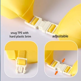 Listing 4 of 6 for Baby Shower Cap Kids Adjustable Hair Washing Shield Toddler Visor Hat Protection