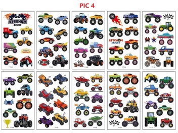 Listing 4 of 13 for Kids Boys Girls Party Waterproof Sticker Tattoos Temporary