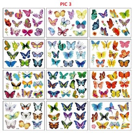 Listing 3 of 13 for Kids Boys Girls Party Waterproof Sticker Tattoos Temporary