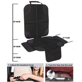 Listing 4 of 6 for Car Seat Protector for Kids 1 Pack Car Seat Cover Protector for Most Vehicles