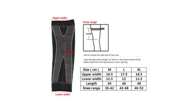 Listing 2 of 3 for PTN XL FULL SLEEVE Knee Support Sleeve Adjustable Breathable Brace Bandage