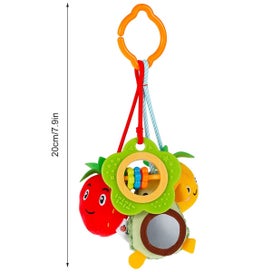Listing 2 of 8 for Baby Soft Hanging Rattle Crinkle Squeaky Dangling Toy Car Seat Stroller