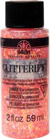 Listing 1 of 1 for Folk Art Glitterific Acrylic Paint 20z/59ml NEON TANGERINE 44387E