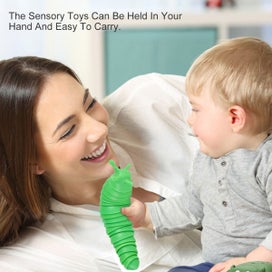 Listing 4 of 8 for Fidget Toy Adult Slug Articulated 3D Slug Relief Anti-Anxiety Sensory Toys