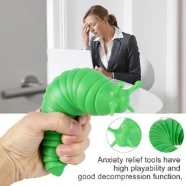 Listing 5 of 8 for Fidget Toy Adult Slug Articulated 3D Slug Relief Anti-Anxiety Sensory Toys
