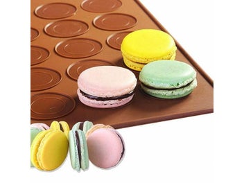 Listing 3 of 9 for 30 Holes Silicone Pad Oven Macaron Silicone Non-stick Cake Pan Baking Baking
