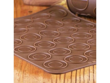 Listing 5 of 9 for 30 Holes Silicone Pad Oven Macaron Silicone Non-stick Cake Pan Baking Baking