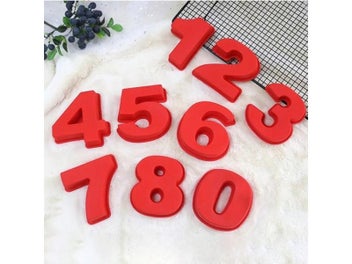 Listing 3 of 10 for 0-9 Number Digital Cake Mold Cake Numbers Shape Cake Decoration Tool For