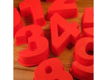 Listing 4 of 10 for 0-9 Number Digital Cake Mold Cake Numbers Shape Cake Decoration Tool For