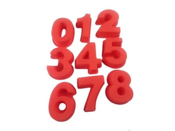 Listing 7 of 10 for 0-9 Number Digital Cake Mold Cake Numbers Shape Cake Decoration Tool For