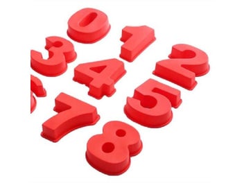 Listing 8 of 10 for 0-9 Number Digital Cake Mold Cake Numbers Shape Cake Decoration Tool For