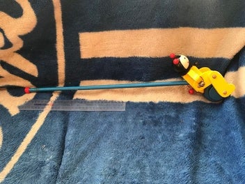 Listing 4 of 7 for Wooden kids wheeled push-along toy on stick -START = RESERVE!!!!