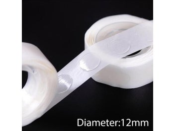 Listing 4 of 10 for 200pcs Candle Wick Stickers 12mm Double-sided Foam Adhesive Sticker Wick Heat