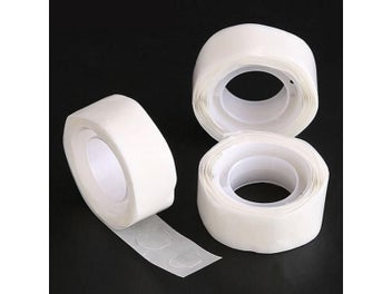 Listing 7 of 10 for 200pcs Candle Wick Stickers 12mm Double-sided Foam Adhesive Sticker Wick Heat