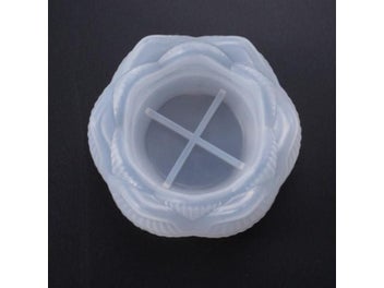 Listing 8 of 10 for DIY Lotus Silicone Mold Jar Aromatherapy Candle Mould Pot For Making Epoxy