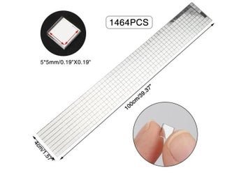 Listing 4 of 10 for Self-Adhesive Mirror Mosaic Glass Mini Square Tiles For Bathroom DIY Home