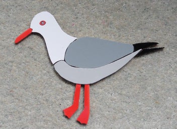 Listing 1 of 1 for large seagull tile inlay for mosaics