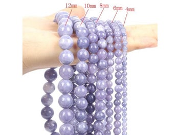 Listing 7 of 10 for Natural Stone Beads Tiger Eye Tourmaline Amazonite Agates Jaspers Pink Quartz