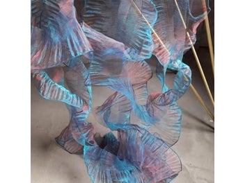 Listing 7 of 10 for Pleated Lace Ribbon 13cm Wide 2m For Dress Handicraft Sewing