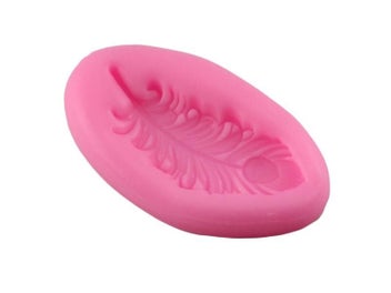 Listing 4 of 9 for Mujiang Feather Shape Cake Silicone Mold For Kitchen Baking Tools