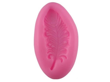 Listing 6 of 9 for Mujiang Feather Shape Cake Silicone Mold For Kitchen Baking Tools