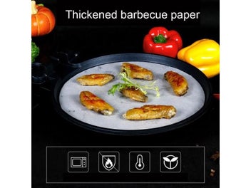 Listing 4 of 10 for 15cm-32cm 100pcs Round Baking Paper For BBQ Oven