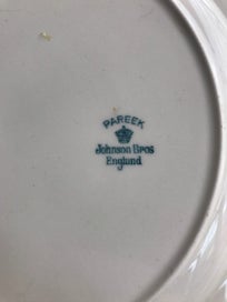 Listing 7 of 9 for Cake Plate - Johnson Brothers England Pareek Design 1940’s Plate