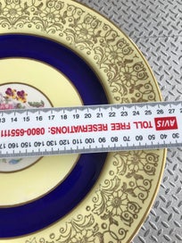 Listing 3 of 9 for Cake Plate - Johnson Brothers England Pareek Design 1940’s Plate