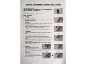 Listing 5 of 6 for 30 Sheets DIY Iron Heat Transfer Print A4 Paper for T Shirt