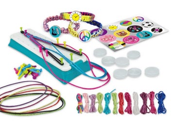 Listing 3 of 6 for Girls DIY Braiding Bracelet Set Charm Bracelet Making Kit Jewellery Making Kit
