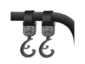Listing 4 of 13 for 2 PCS Cartoon Stroller Accessories Degree Large Hook Umbrella Car Hook And Loop