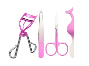 Listing 4 of 8 for 4Pcs Eyelash Curler Kit Makeup Tools Set