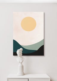 Listing 2 of 8 for Digital Art Prints, Dining Room Art, Japanese Style, Minimalistic Landscape Art