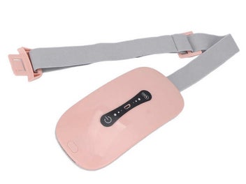 Listing 3 of 5 for Menstrual Pain Relief Heating Waist Belt Belly Pain Relief Warming Pad Pink