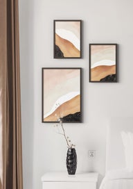 Listing 4 of 5 for Digital Art Prints, Set Of 3, Abstract Art, Bedroom Art, Minimalist Wall Decor