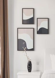 Listing 4 of 5 for Digital Art Prints, Set Of 3, Abstract Art, Bedroom Art, Minimalist Wall Decor