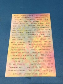 Listing 2 of 9 for Dyan Reaveley Dylusions Creative Dyary Back Chat Stickers 8 Sheets DYE58564 - B