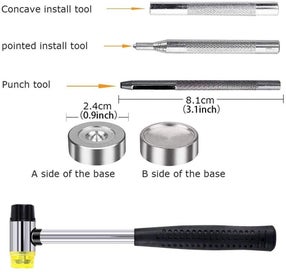 Listing 2 of 9 for Leather Snap Fasteners Kit Sale Sale