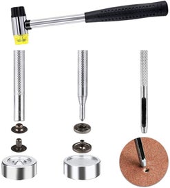 Listing 6 of 9 for Leather Snap Fasteners Kit Sale Sale